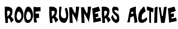Roof Runners Active font preview